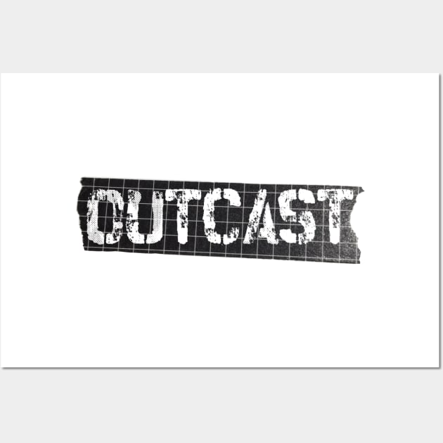 Outcast tape Wall Art by adorkabledustinwood